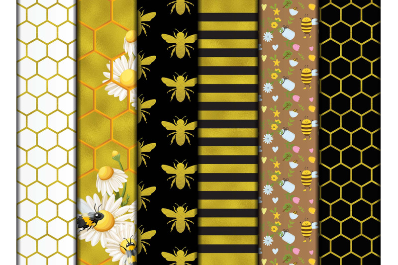 honey-bee-pattern-sublimation