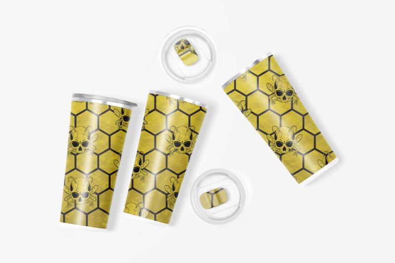 honey-bee-pattern-sublimation