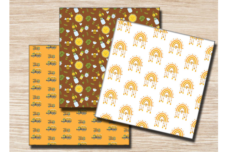 honey-bee-pattern-sublimation