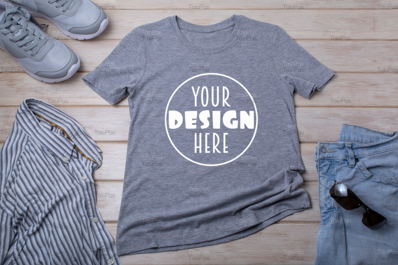 gray-t-shirt-mockup-with-sunglasses-and-blue-jeans