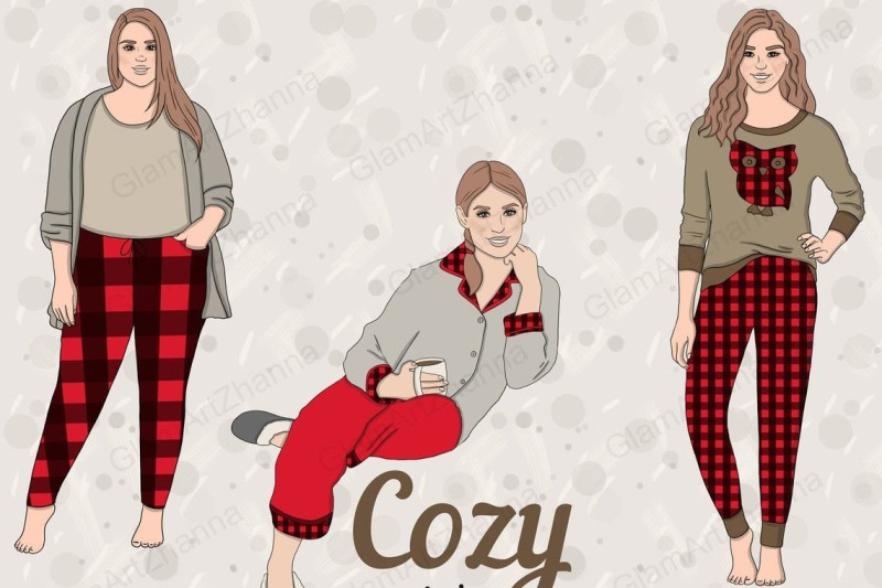 cozy-girls-clipart