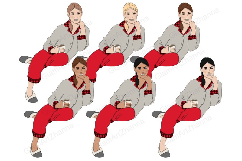 cozy-girls-clipart