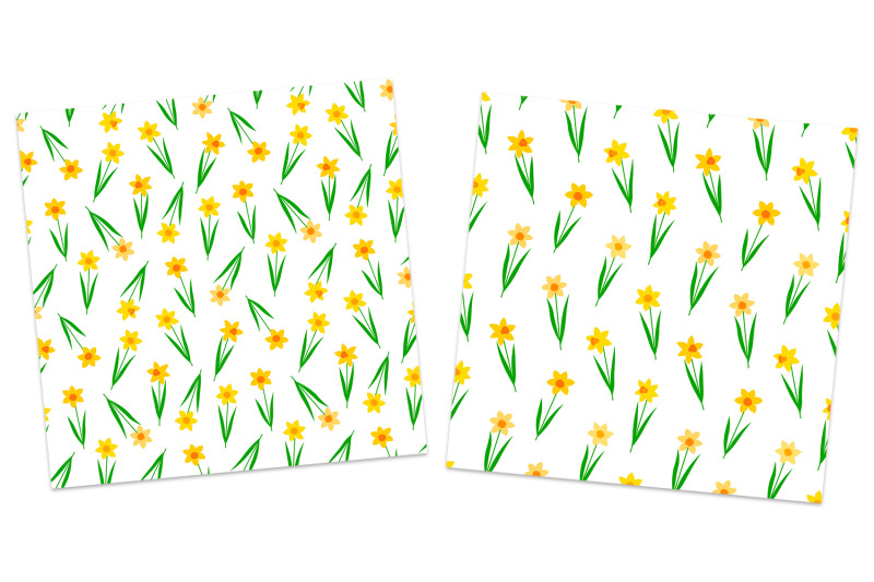 daffodils-pattern-spring-flowers-pattern-daffodils-background