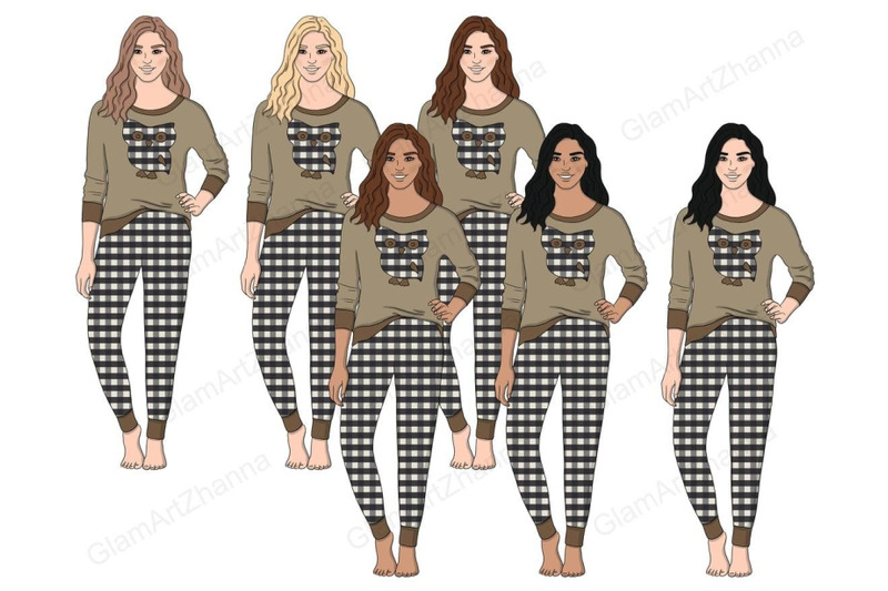 cozy-girls-clipart