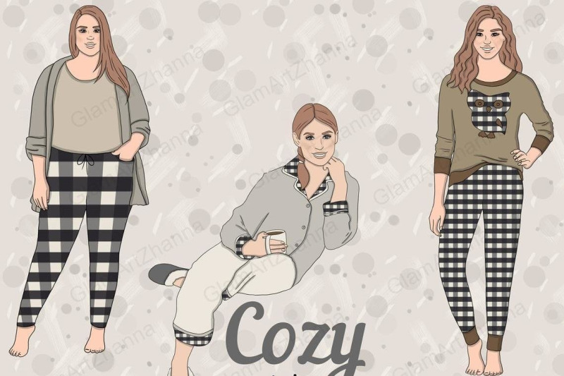 cozy-girls-clipart