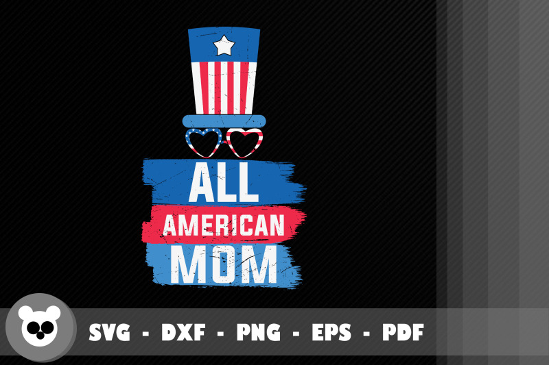 funny-design-all-american-mom-gift