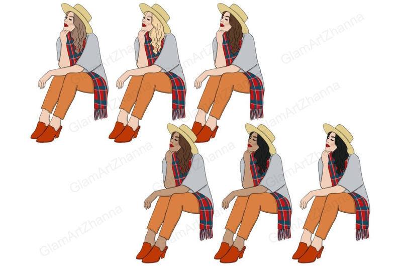 pumpkin-girls-clipart