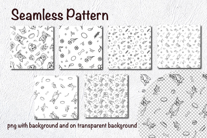 dog-pattern-dog-digital-papers-seamless-pattern-square-pattern-desi
