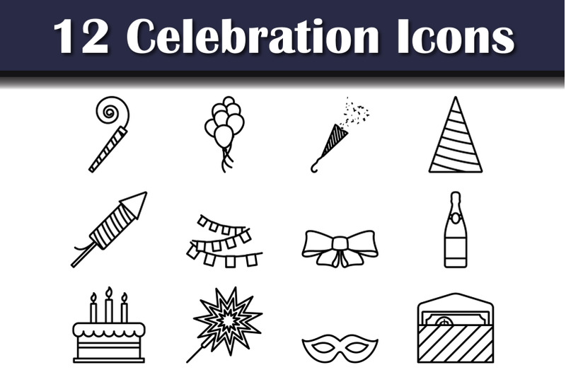 celebration-icon-set