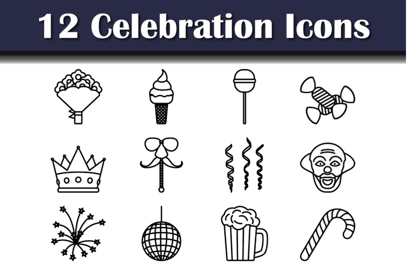 celebration-icon-set