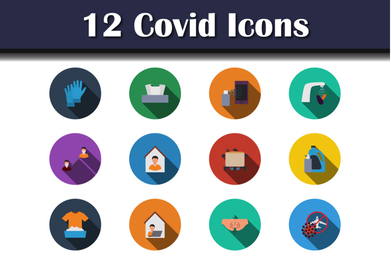 covid-icon-set