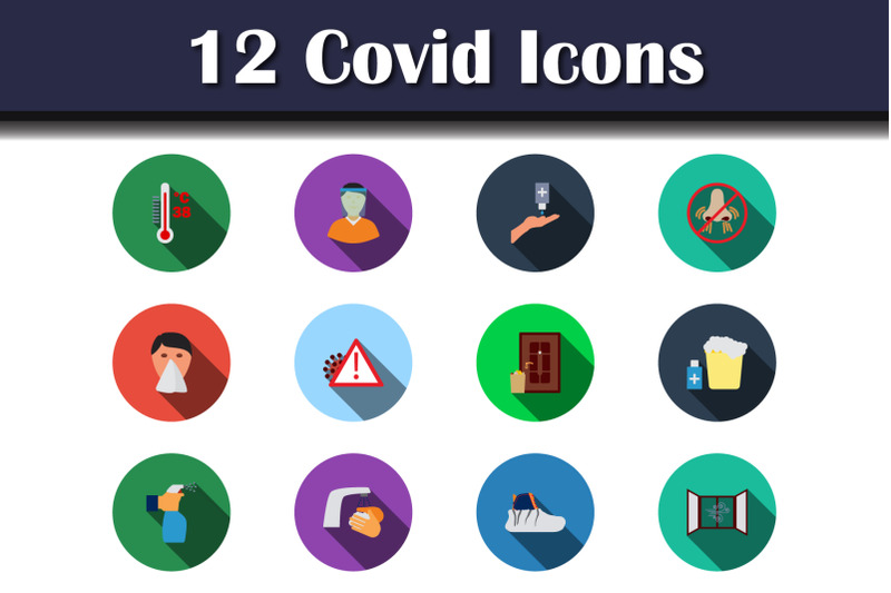 covid-icon-set