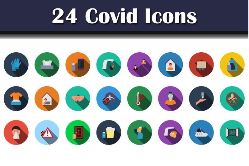 covid-icon-set