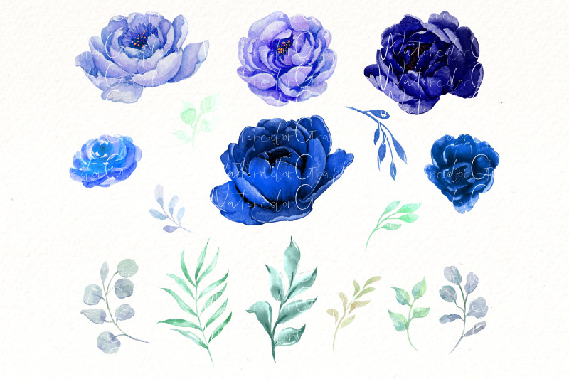 blue-floral-clipart-bundle-watercolor-navy-blue-flowers-png