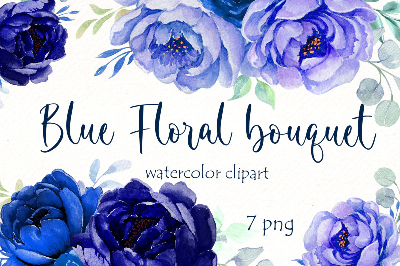 watercolor-navy-blue-bouquet-clipart-blue-flowers-png-files