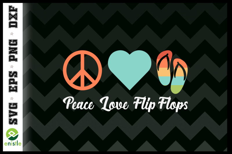 summer-shoe-peace-love-flip-flops