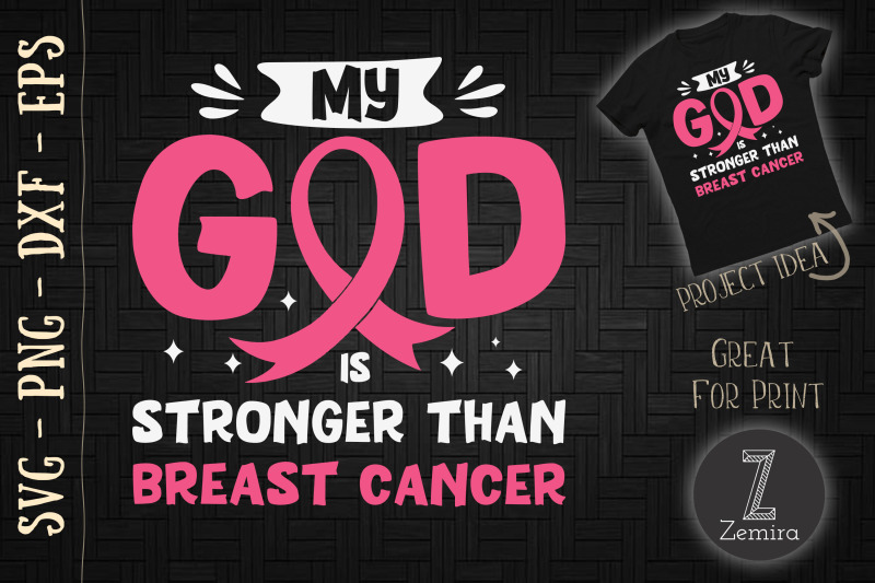 my-god-is-stronger-than-breastcancer-svg