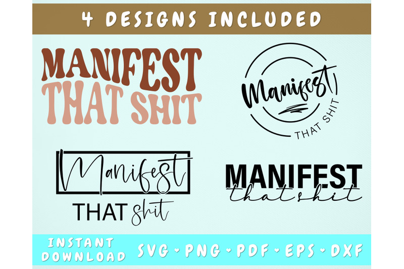 manifest-that-shit-svg-bundle-4-designs-inspirational-svg