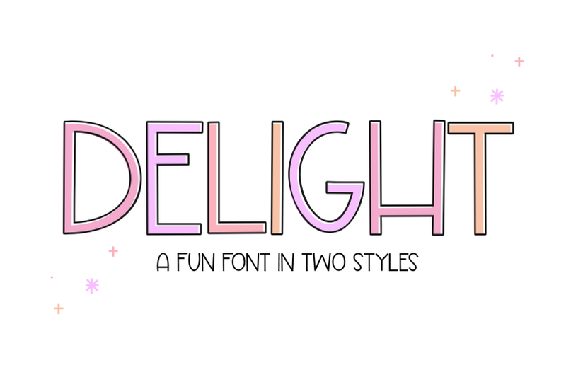 delight-handwritten-font-and-outline-font