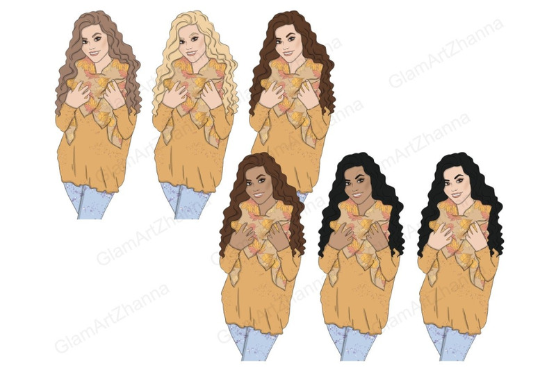 autumn-girls-clipart