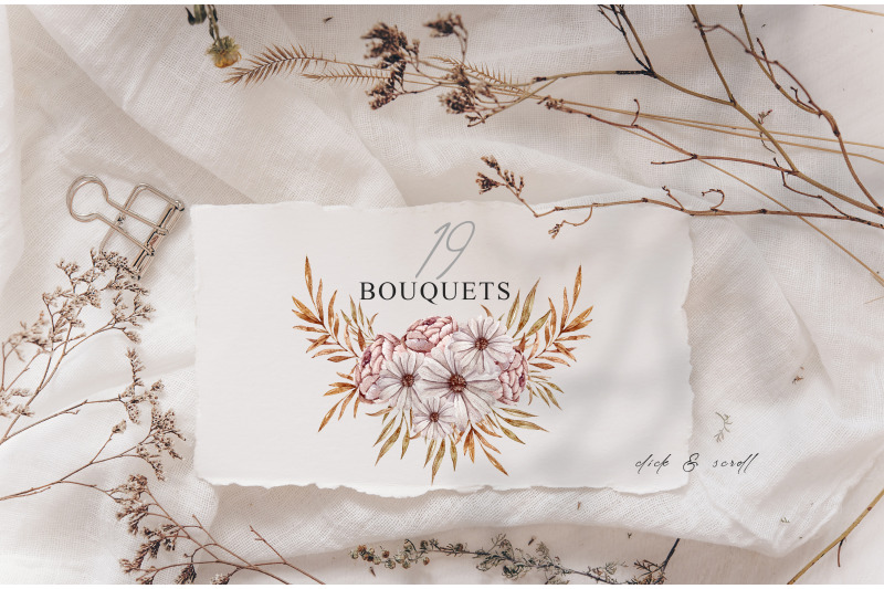 watercolor-boho-wedding-floral-bouquets-clipart-19-png-file