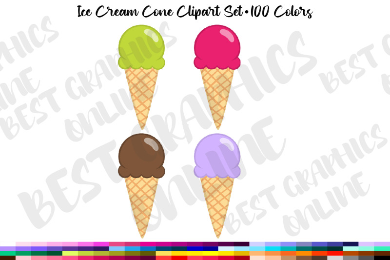 ice-cream-cone-digital-clipart-sweet-dessert-planner-stickers