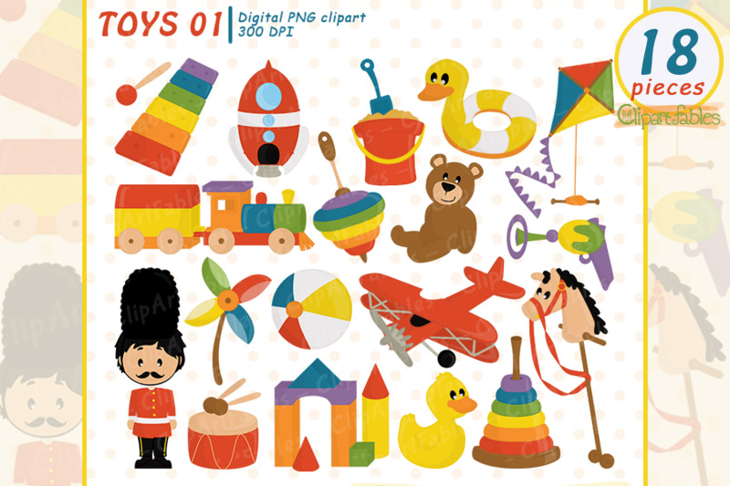 cute-toys-theme-clipart-wooden-toys