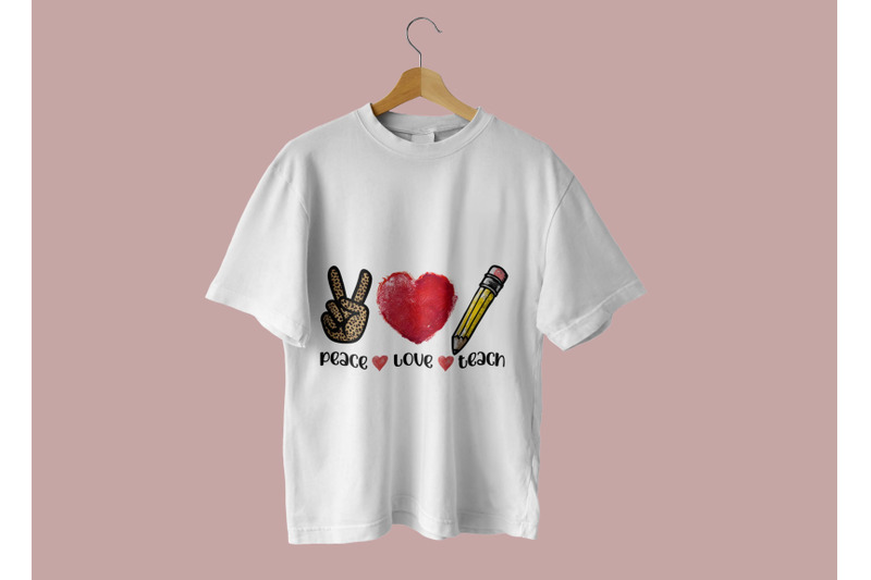 peace-love-teach-sublimation