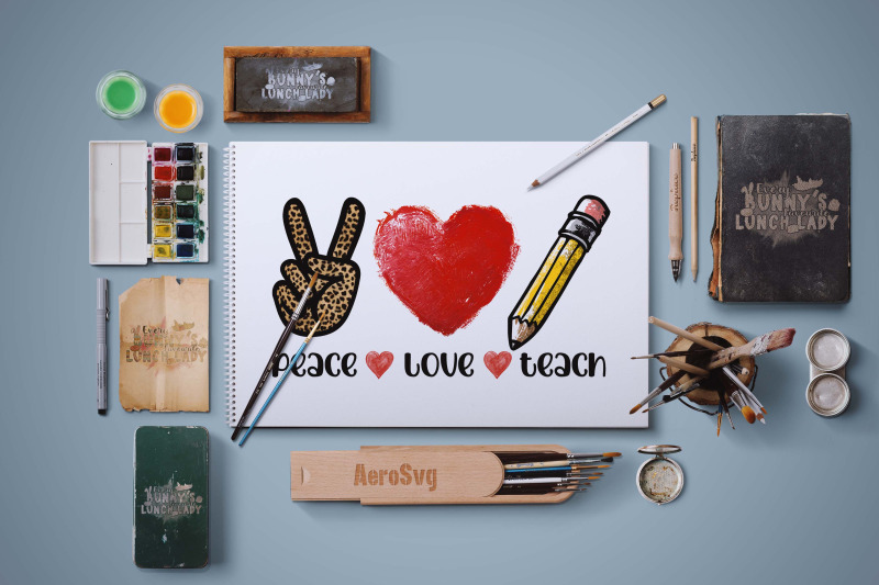 peace-love-teach-sublimation