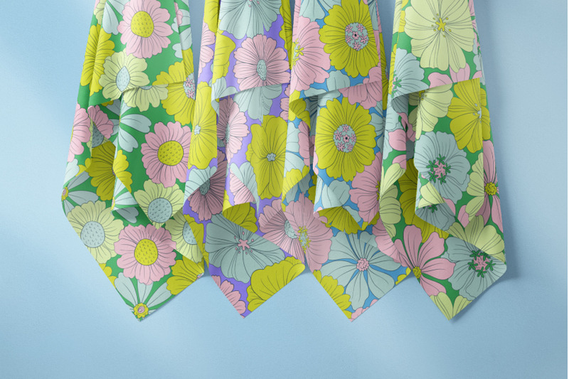 fresh-summer-retro-floral-patterns