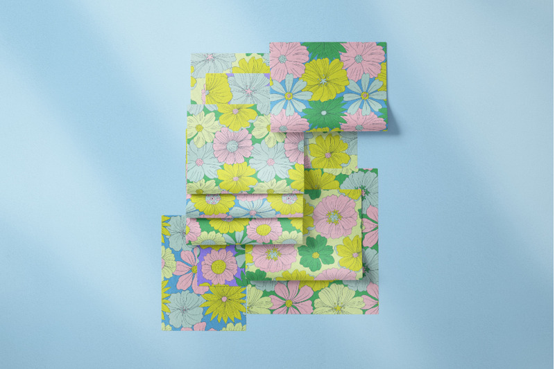 fresh-summer-retro-floral-patterns