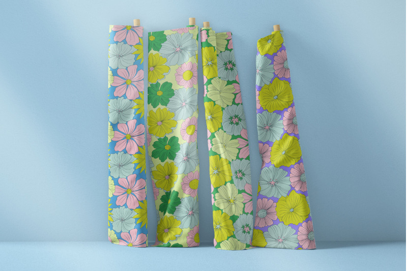 fresh-summer-retro-floral-patterns