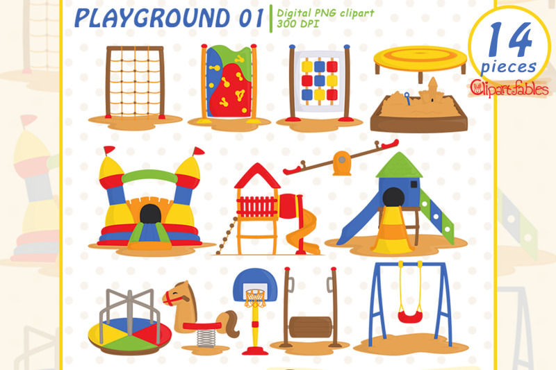 playground-clipart-kids-on-slide