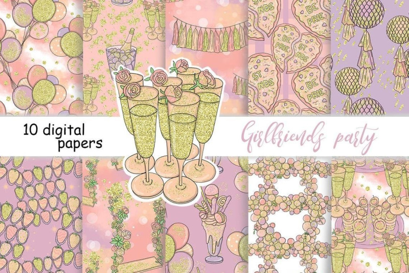 girlfriends-party-pattern