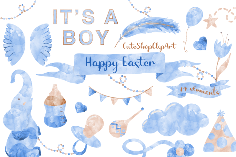 blue-watercolor-baby-birthday-png-clipart