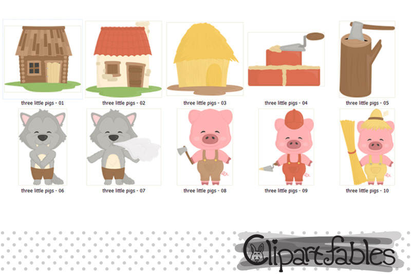 three-little-pigs-clipart-children-039-s-story