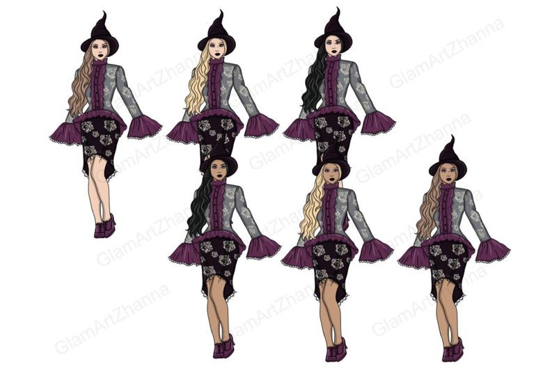 halloween-girls-clipart