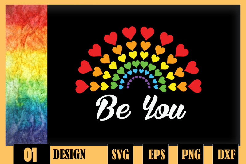 lgbtq-be-you-rainbow-heart