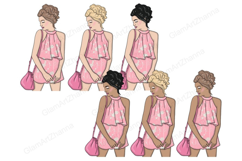 pink-dreams-girls-clipart