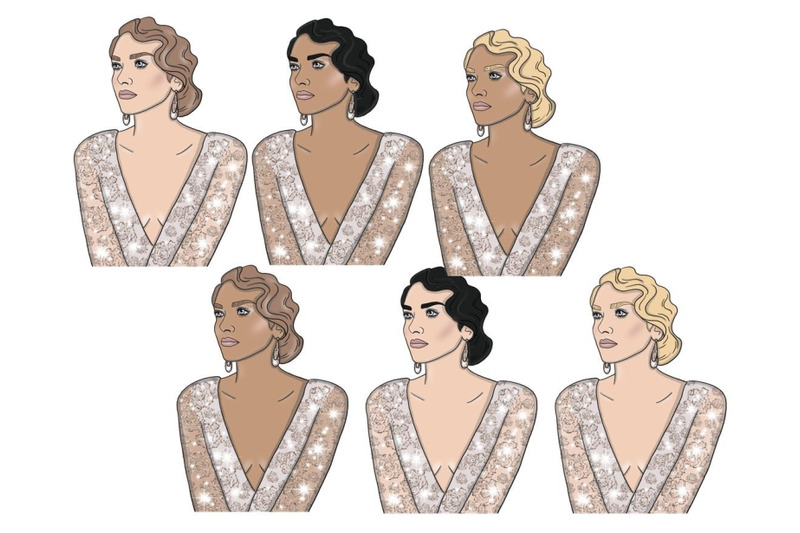 vintage-and-glamour-clipart