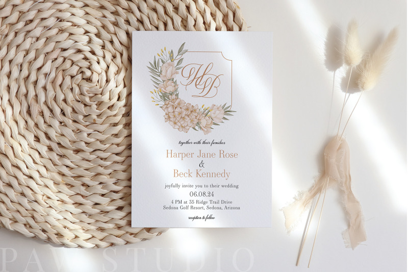 terracotta-wedding-emblem-card-template-editable-invitation-card