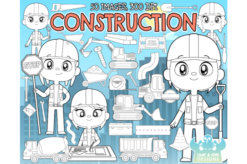 construction-digital-stamps-lime-and-kiwi-designs