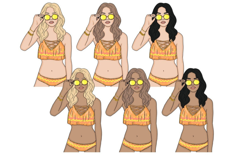 hello-summer-girls-clipart