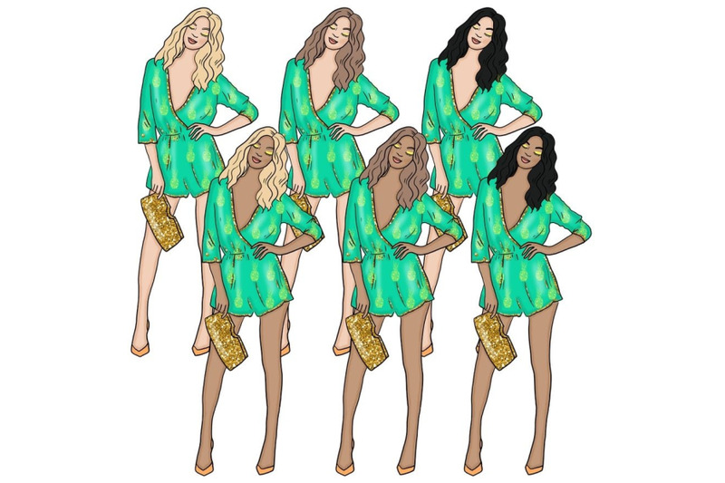 hello-summer-girls-clipart