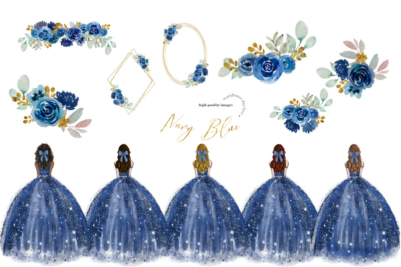 navy-blue-princess-dresses-clipart-navy-blue-quinceanera