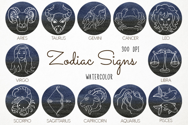 watercolor-zodiac-signs-clipart-horoscope-clipart-astrology-clipart