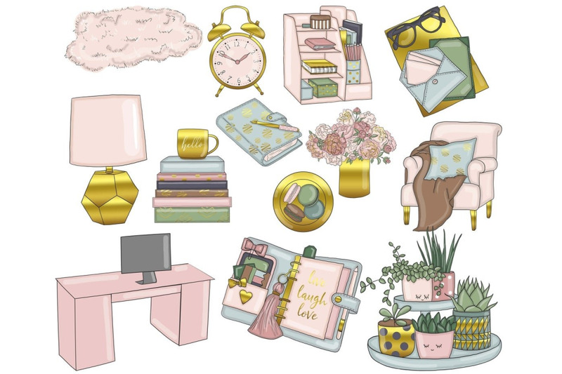 planner-girl-clipart