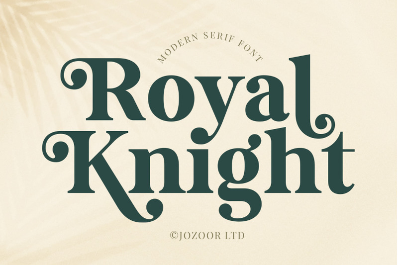 royal-knight-modern-serif-font