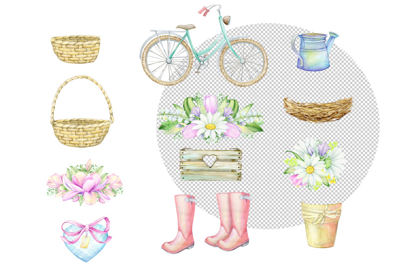 watercolor-spring-floral-clipart-easter-flower-arrangements-pink-peo