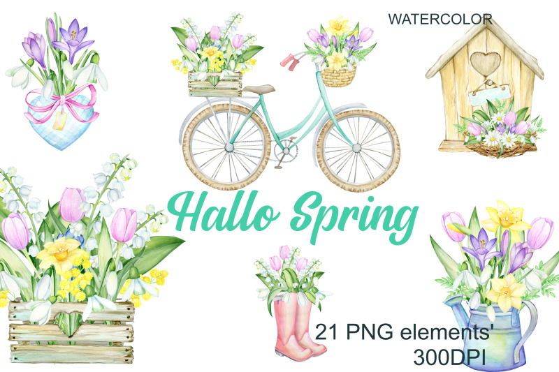 watercolor-spring-floral-clipart-easter-flower-arrangements-pink-peo